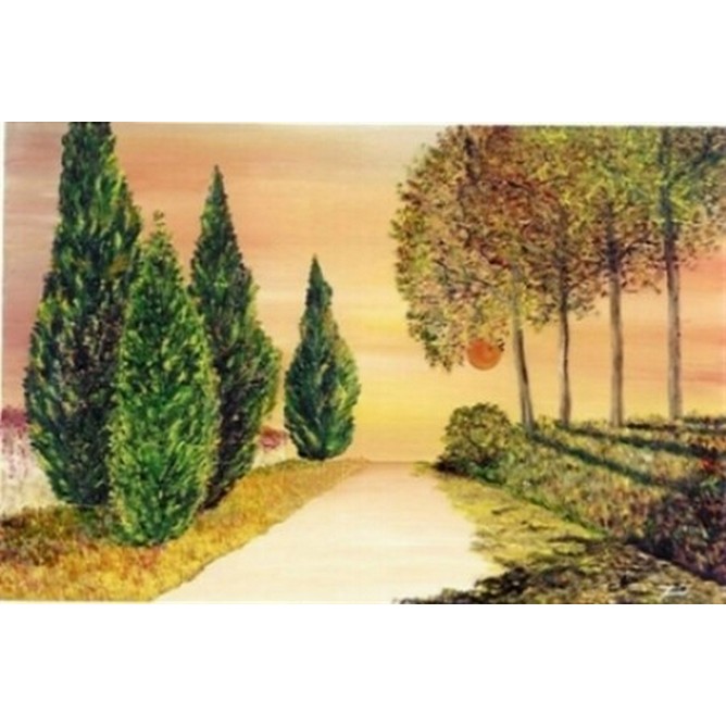 Il viale dei cipressi